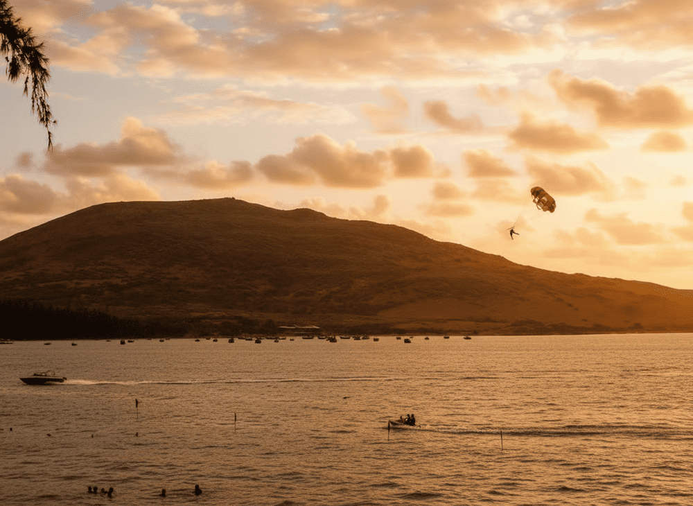 C&aacute;c tr&ograve; chơi cảm gi&aacute;c mạnh tại b&atilde;i biển H&ograve;n Rơm